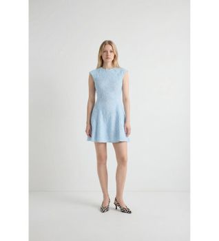 Rotate para mujer. 1155262000 Vestido Mesh azul (34), Casual, Fiesta, Sin mangas / Tirantes, Poliéster Reciclado, Sostenible