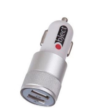 Aliminium Dual Adaptor Silver