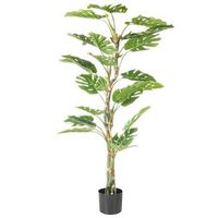 planta artificial en maceta arbol decorativo falso monstera verde 155 cm monstera plant