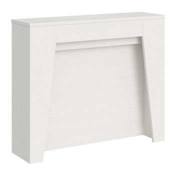 Consola Extensible 90x25/211 Cm Anea Fresno Blanco