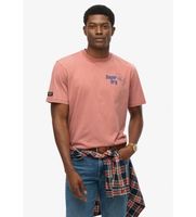 superdry para hombre m1012263a camiseta trade tools rosa xl casual algodon manga corta