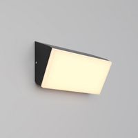 aplique de pared de exterior led brick 10w