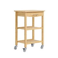 sobuy carro cocina moderno auxiliar con amplia superficie de trabajo organizador 58x40x86 cm