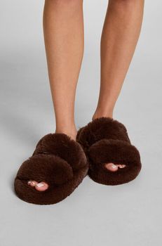Hunkemöller Pantuflas Hannah Marrón