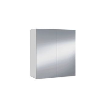 Armario Camerino Con Espejo Blanco Brillo 60 X 65 X 21cm Cm
