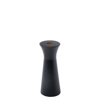 Candelabro de madera negro h20