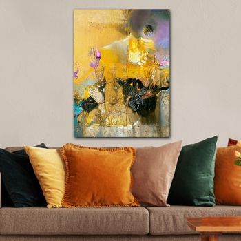 Pintura Decorativa Lienzo 1099204724_70100 Multicolor 70x100 Cm