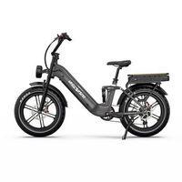 bicicleta electrica onesport ot08 pro doble bateria 48v 36ah fat ebike - gris