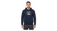 sudadera con capucha bigote rubb r azul
