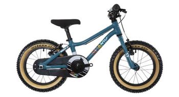 Scamp smallfox single speed 14   bicicleta de montana para ninos petroleo azul