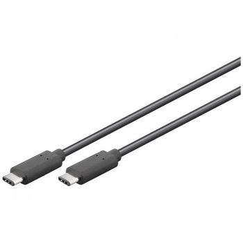 Goobay Cable USB-C 3.1 Macho/Macho 1m Negro