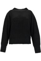 sueter de cuello redondo black