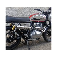 sistema de escape royal enfield interceptor e5 mass cross 2-1 alto