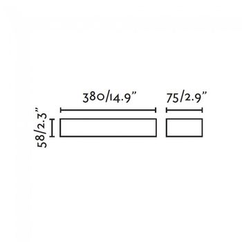 Aplique de exterior led doro (2x10w)