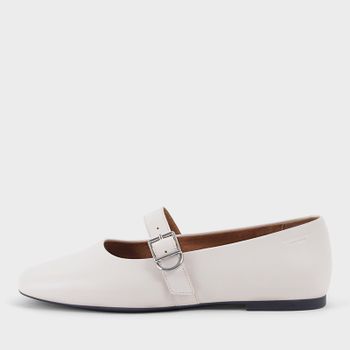 Vagabond Women's Jolin Buckle Leather Ballet Flats - UK 7