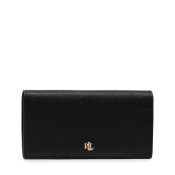 Ralph Lauren Cartera grande Slim Wallet 432802917009-BLACK