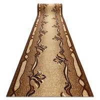alfombra de pasillo bcf krzyr marron 80 cm 80x1200 cm
