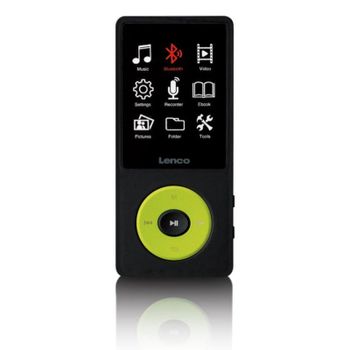 Reproductor MP3 Lenco Xemio-860GN 8GB Bluetooth 5.3 LCD Auriculares