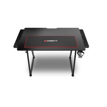 Drift Drdz75 - Mesa Gaming Con Tablero De Fibra De Carbono, Negro