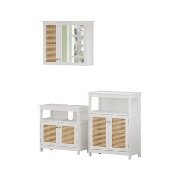 Conjunto De Muebles De Baño Rosario 3 Piezas Vicco