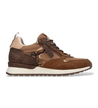 Refresh para mujer. 17622001-CAMEL Zapatillas 176220 marrón (40), Plano, Cordones, Cremallera, Casual