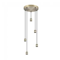lampara colgante elkan 5 luces