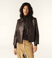 bash para mujer 1h23milo chaqueta milos marron 34 casual piel