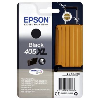 Epson 405XL DURABrite Ultra Ink Cartucho Tinta Original Negro