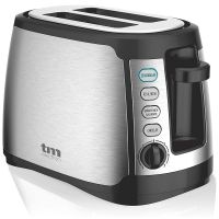 tm electron tostador 2 rebanadas xxl 800w inox