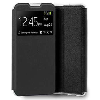 Cool Funda Flip Cover Liso Negro para TCL 205