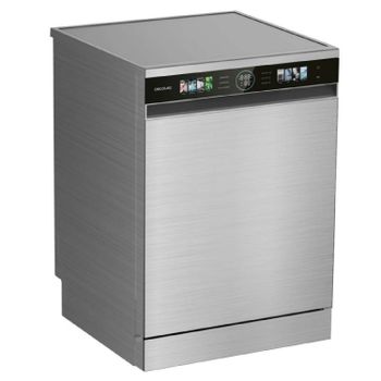 Cecotec Lavavajillas Compacto de 60cm Bolero Aguazero 6620 Inox C, 1850W, 15 Cubiertos, 8 Programas, Motor Inverter