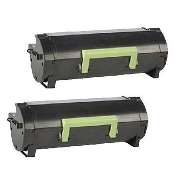 Compatible Multipack Lexmark MS421dw Printer Toner Cartridges (2 Pack) -56F2H00