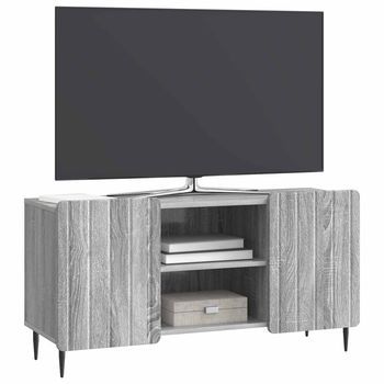 Mueble De Tv | Mueble De Salón | Gabinete De Tv Gris Sonoma 102 X 34,5 X 52 Cm