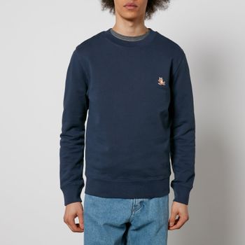 Maison Kitsuné Chillax Patch Cotton-Jersey Sweatshirt - L