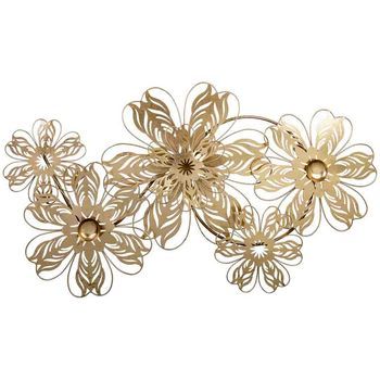 Mural Decorativo De Pared De Metal 92,1x50,2x7,0