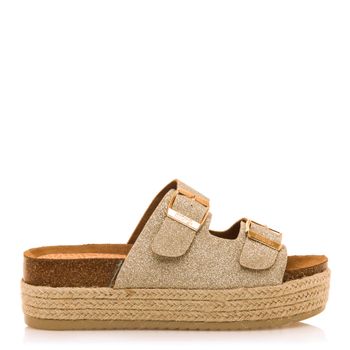 Mustang Sandalias Doradas Perla 53043-C57920