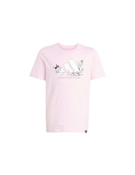 Camiseta adidas Sports Infantil Rosa