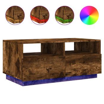 Mesa De Centro 49x90x40 Cm Madera - Marrón