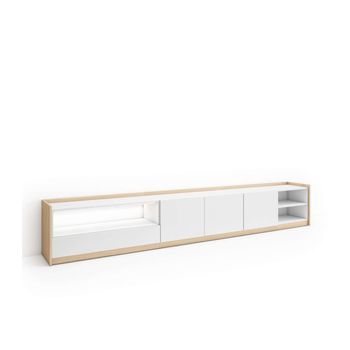Mueble Tv Cártama-02 Con Almacenaje Y Luz Led Regulable
