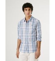 pepe jeans para hombre pm309070 camisa crisler azul xl casual algodon manga larga
