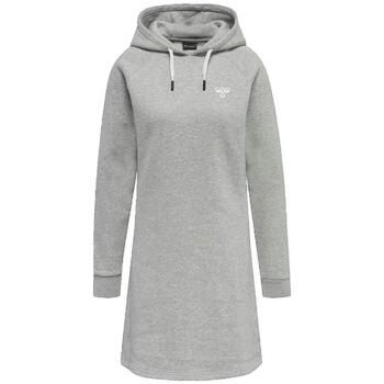 hummel Vestido Robe sweat à capuche gris para mujer