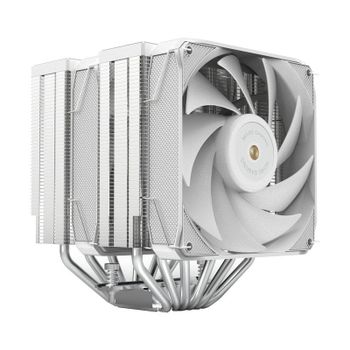 Mars Gaming MCPU-XU6 Disipador CPU Doble Torre TDP 350W 2x Ventiladores FDB 6 Heatpipes HCT Blanco