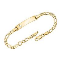 pulsera estrella figaro bano de oro