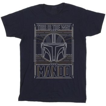 Disney Camiseta manga larga The Mandalorian The Way para niña