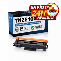 toner compatible tn2510xl tn 2510xl tn-2510 xl compatible con brother hl-l2400dwe hl-l2400dw hl-l2445dw dcp-l2627dwe mfc-l2800dw dcp-l2660dw dcp-l2665dw mfc-l2827dwxl mfc-l2860dwe -- 3000 paginas --