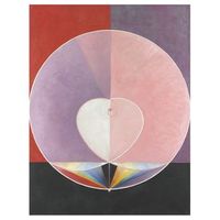 legendarte - cuadro lienzo impresion digital - dove no 2 - hilma af klint - decoracion pared cm 60x80