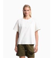 emporio armani para mujer ew004077af20244 camiseta line blanco m casual algodon manga corta