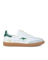 de kangaroos deportivas de mujer k168-12 blanco-verdeblanco-verde
