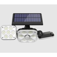 luz solar led exterior de pared pack de 2 apliques de 138 leds iluminacion 270 3 modos