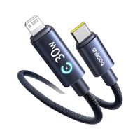 baseus lingxi serie 30 w tipo c a ip cable inteligente de apagado pd30 carga rapida transmision de datos cable de nucle
